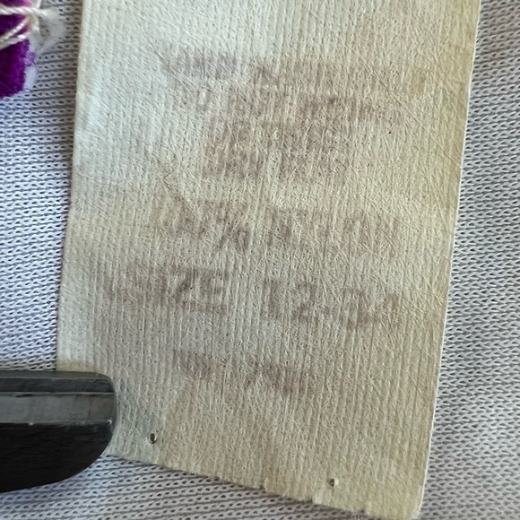 VINTAGE 1970s Slip Dress Psychedelic Maxi Purple Halter Printed Nightgown - Picture 12 of 13